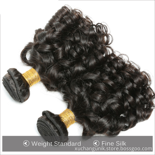 Uniky 9a 100g Brazilian Weaving Remy Human Hair Bundle for Women Weave Hair Extension Weft Natural Black Bouncy Curly Curl FUMI